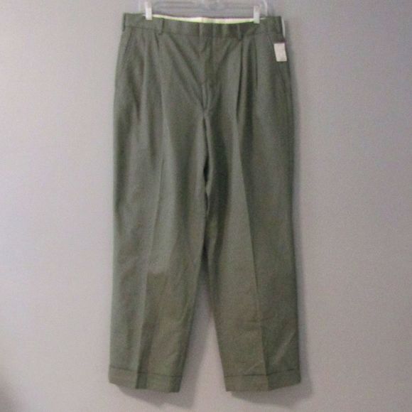 NEW Brooks Brothers USA Green Chinos 36 Short